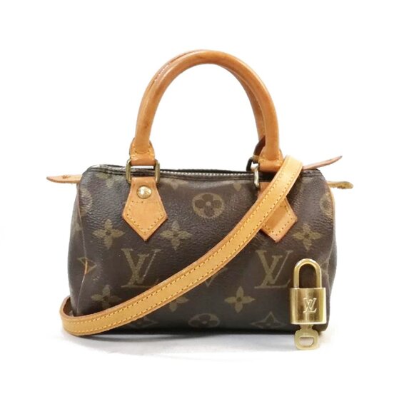 Authentic Louis Vuitton Monogram Mini Sac HL Speedy Nano Bag Vintage Y2K - Picture 1 of 11